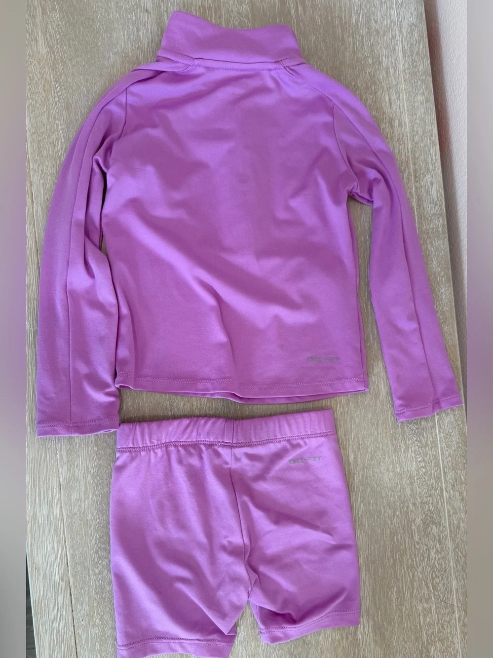 Nike Girls' Athletic Zip Pullover and Bike Shorts Set
